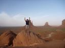 Blij doen in Monument Valley