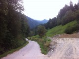 Fietspad Alpen