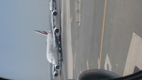 Hier is hij dan de A380 van Emirates