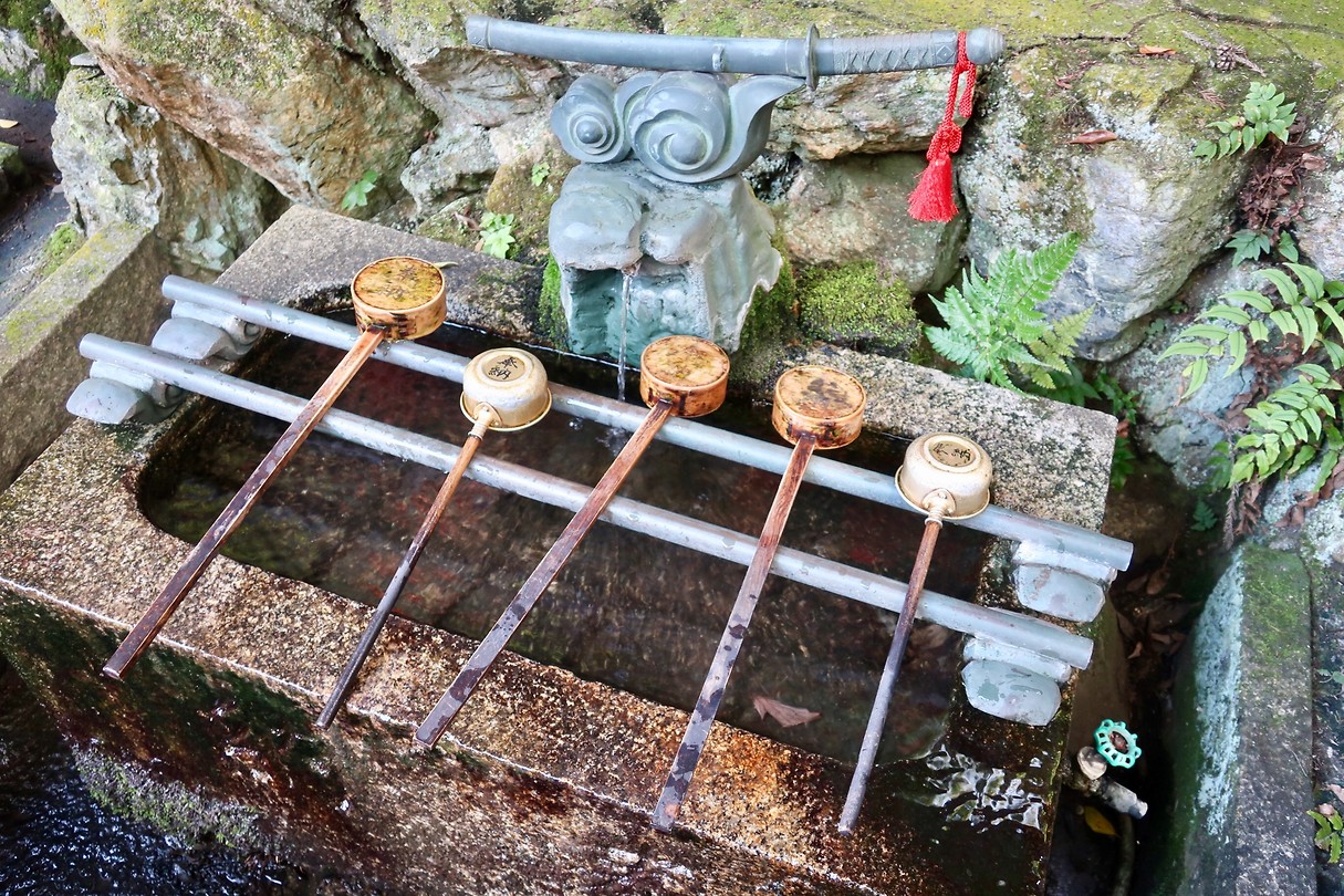 Reinigingsset bij tempel