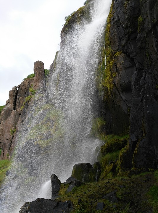 The Budara waterfall