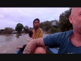 Op het water bij Kampong Khleang