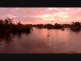Zonsopgang bij Kampong Khleang