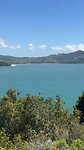 Overview Lonely Bay en Cooks Beach