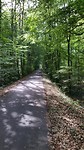 Fietspad  over voormalig spoorlijn naar Hadsund