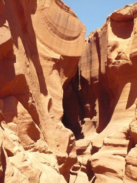 Antelope Canyon uit- en ingang