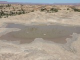 Pothole MET water, de meesten stonden droog