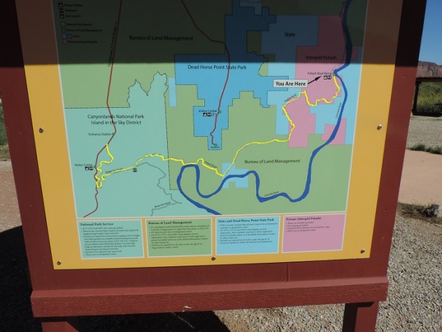 In het geel our route for today