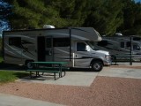 Onze camperplaats in Vegas