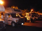 Onze vijf sterren parkeercamping...