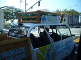 Free ride ... ook een mannier van reclame maken