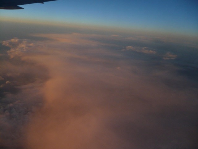 Roze wolken