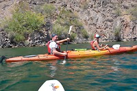 Kanovaren in Black Canyon