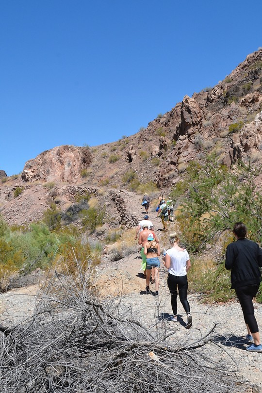 Een wandeling langs de Canyon