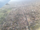 Los Angeles vanuit het vliegtuig
