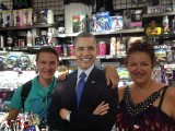 Ivar en Katja bij Obama op de koffie