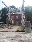 Stalen bruggetje