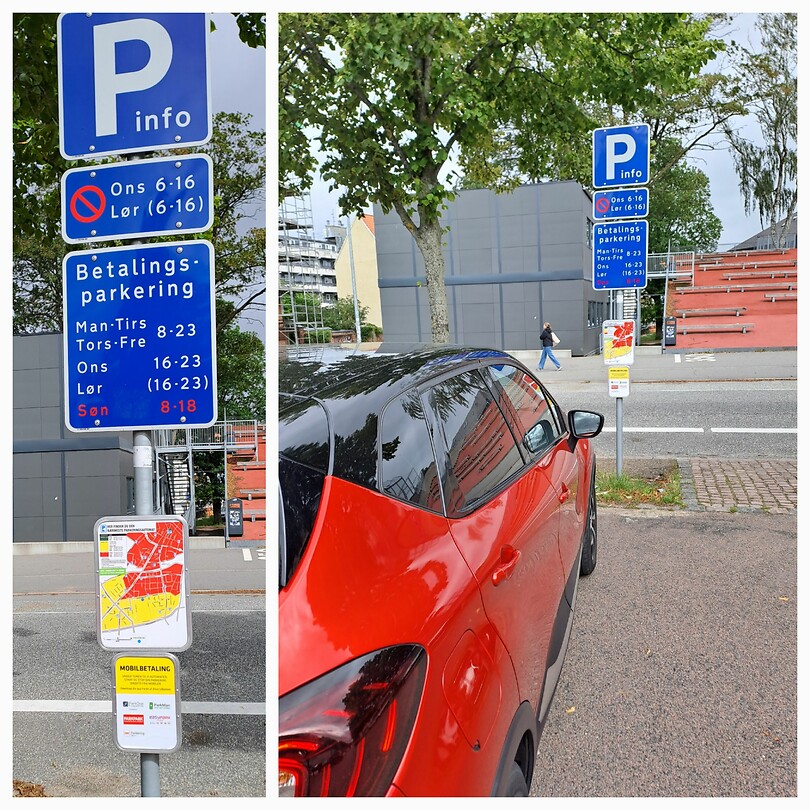 Parkeren in Deens