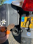 Splitpen uit de achterband