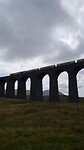 Trein over de Ribblehead viaduct