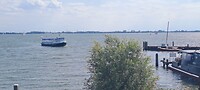 Pontje tussen Pampus en Muiden 