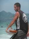 verse garnalen op t strand