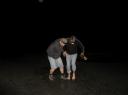Modder stampen midden in de nacht