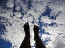 Lopen op de wolken