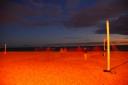 Beachvolleybal by night