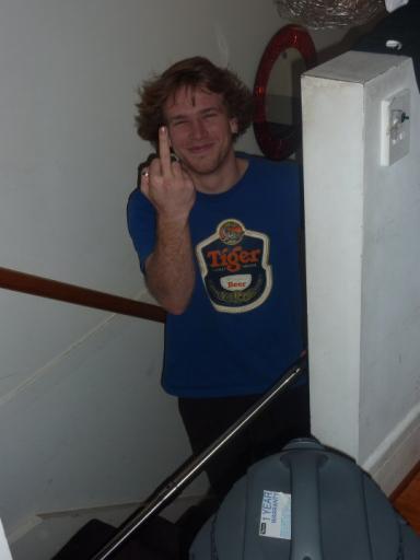Aidan die voor t eerst in 2,5 mnd schoonmaakt