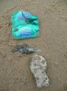 rubbish on the beach :P