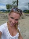 Op t strand in Airlie Beach