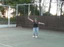 tennis met Jav