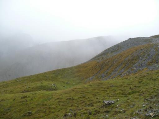 en weer 5460 meter naar beneden
