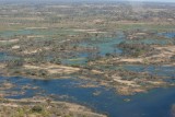 Okavanga delta - uit de lucht