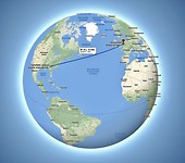 Terugreis van Atlanta naar Schiphol
