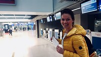 Dusseldorf - vertrek (still smiling)
