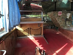 Onderweg naar Phnom Penh. En de beste plek in de bus.