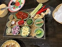Samen de red curry maken