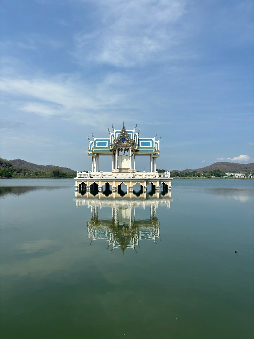 spiegeling in het water