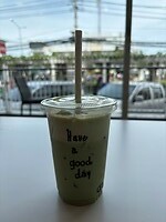 Koel drankje, matcha tea