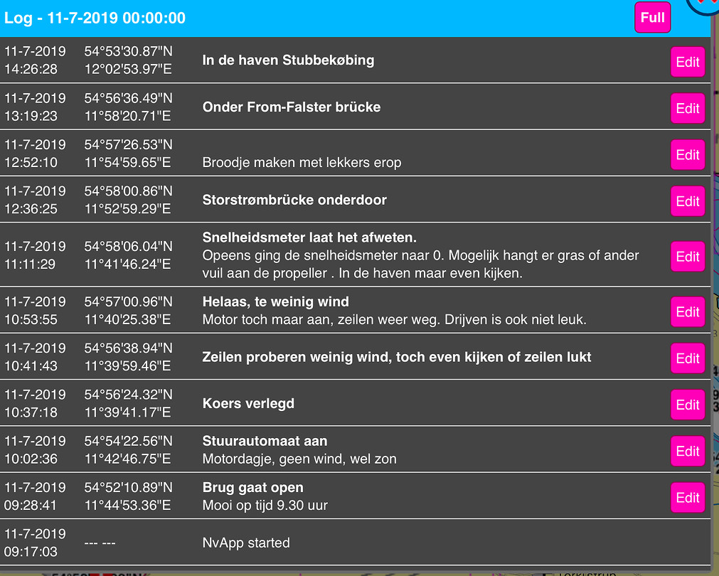 Logboek 11 juli