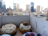 Molly's cupcakes with a view