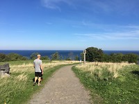 Wandelpad naar de kliffen