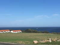 Allinge - uitzicht vanop de camping