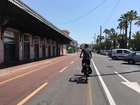 Het oude station van San Remo