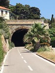 Tunnel op de Pista Ciclabile