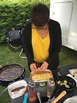 De moussaka,,, hij zag er lekker uit, maar ik mocht niet proeven