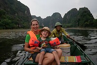 Varen op de Tam Coc