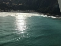 Uitzicht vanuit vliegtuig Kaikoura